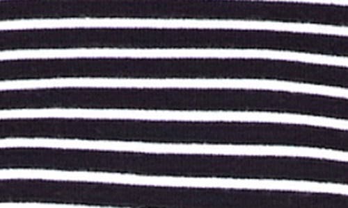 English Factory Stripe Sweater In Black/white