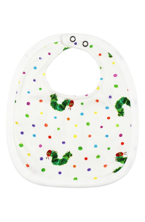 L'OVEDBABY L'OVEDBABY X 'THE VERY HUNGRY CATERPILLAR™' 2-LAYER REVERSIBLE ORGANIC COTTON BIB 