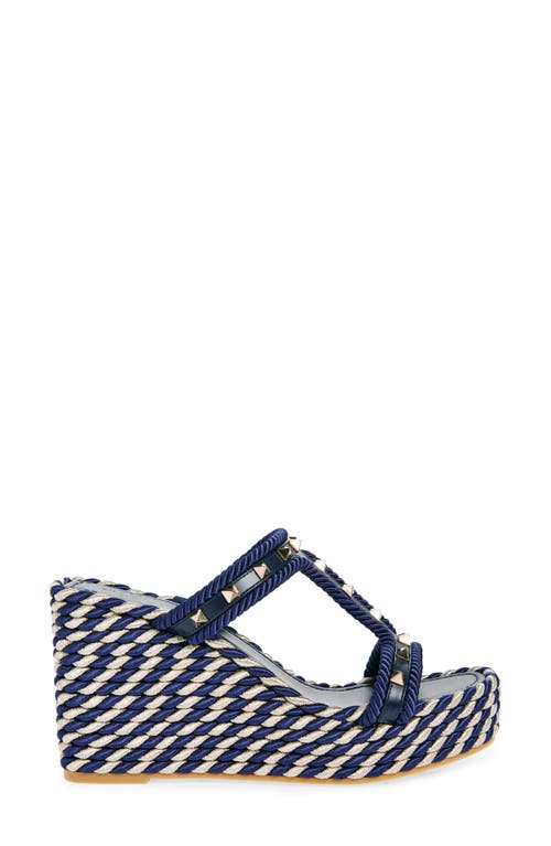 rockstud espadrille slide