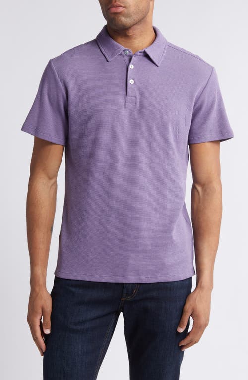 ROBERT BARAKETT ROBERT BARAKETT CLOVERDALE WAFFLE KNIT POLO 