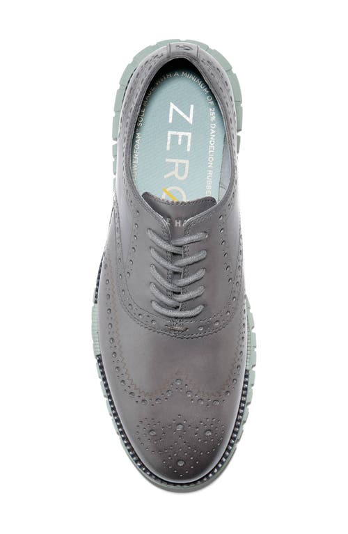 Shop Cole Haan Zerogrand Remastered Wingtip Derby Sneaker In Tornado/cloud Blue