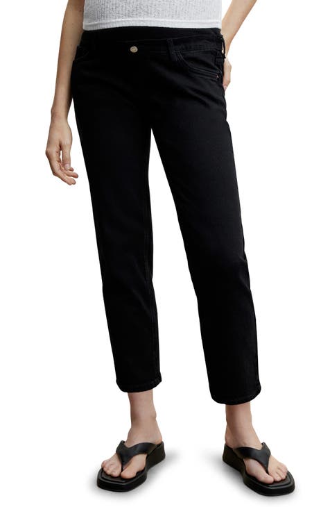 Topshop Maternity Solid Black Jeans 25 Waist (Maternity) - 68% off
