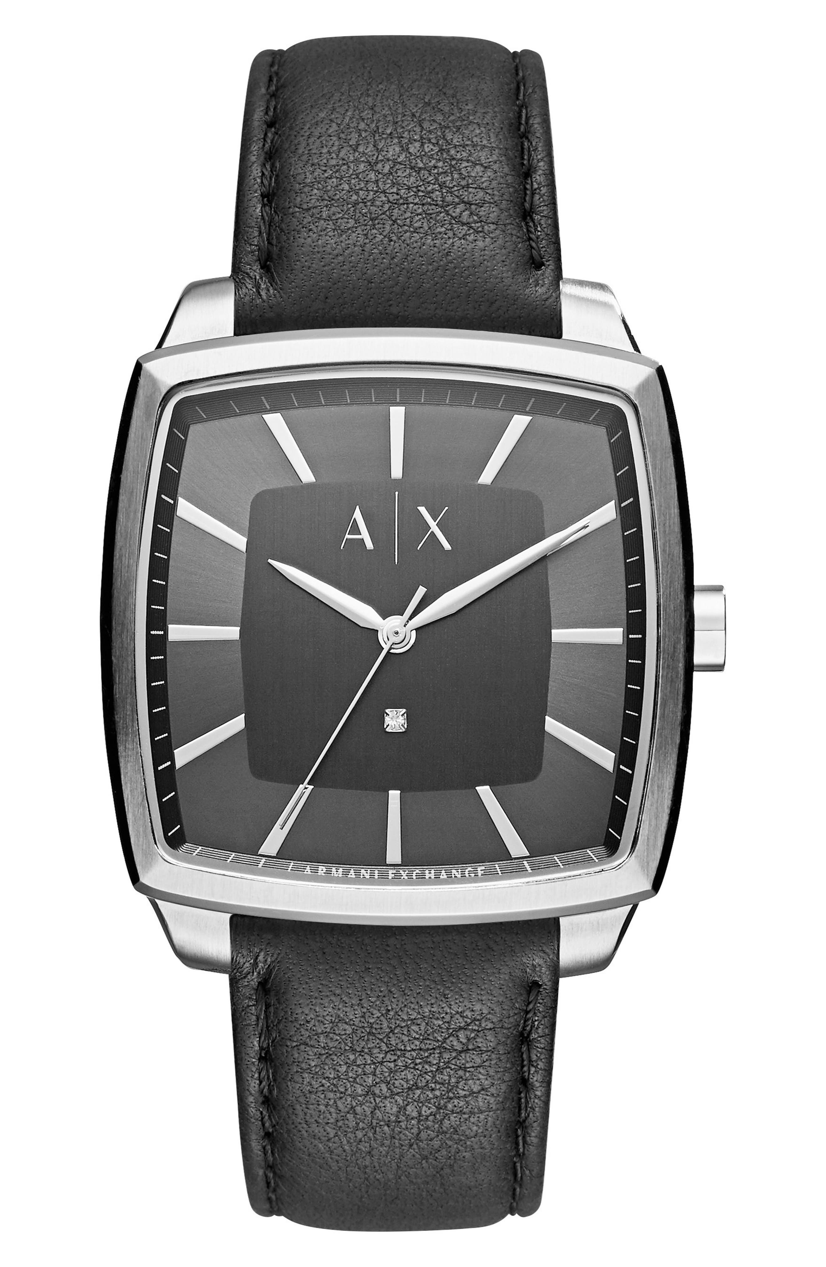 armani exchange square watch