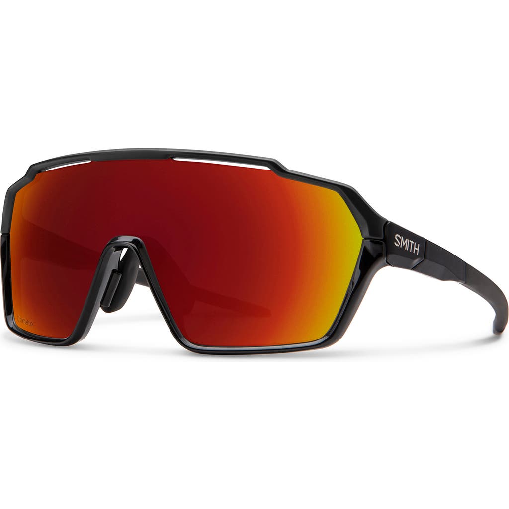Smith Shift Mag 99mm Shield Sunglasses In Black