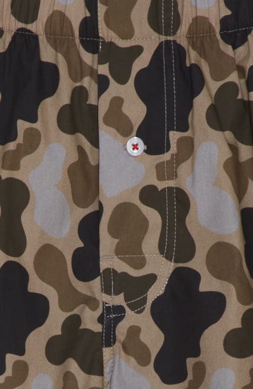 DRUTHERS NYC DRUTHERS NYC ORGANIC COTTON DUCK CAMO BOXER SHORT 