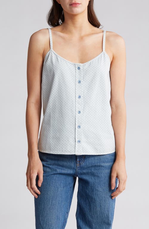 AG Austen Print Button Front Camisole in Ditsy Tile at Nordstrom, Size X-Small