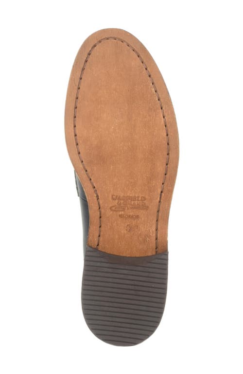 Warfield & Grand Dillinger Moc Toe Penny Loafer In Black