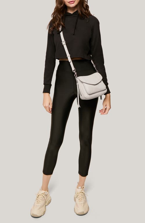 Aimee Kestenberg Mini All For Love Convertible Leather Crossbody Bag In Chalk