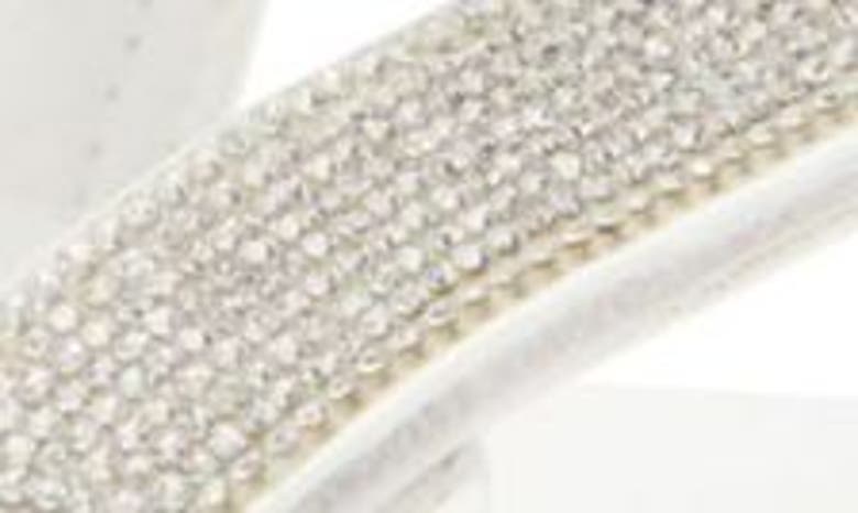 Shop Steve Madden Kdis' Jmal Glitter Sandal In White