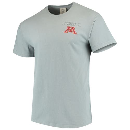 IMAGE ONE Men's Gray Minnesota Golden Gophers Team Comfort Colors Campus Scenery T-Shirt