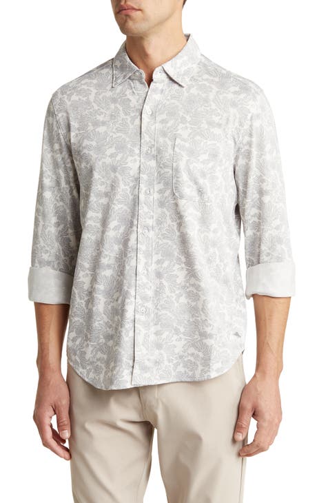 Sonoma Clothing Brand Short Sleeve Button-down Shirt Men's 2XL Gray