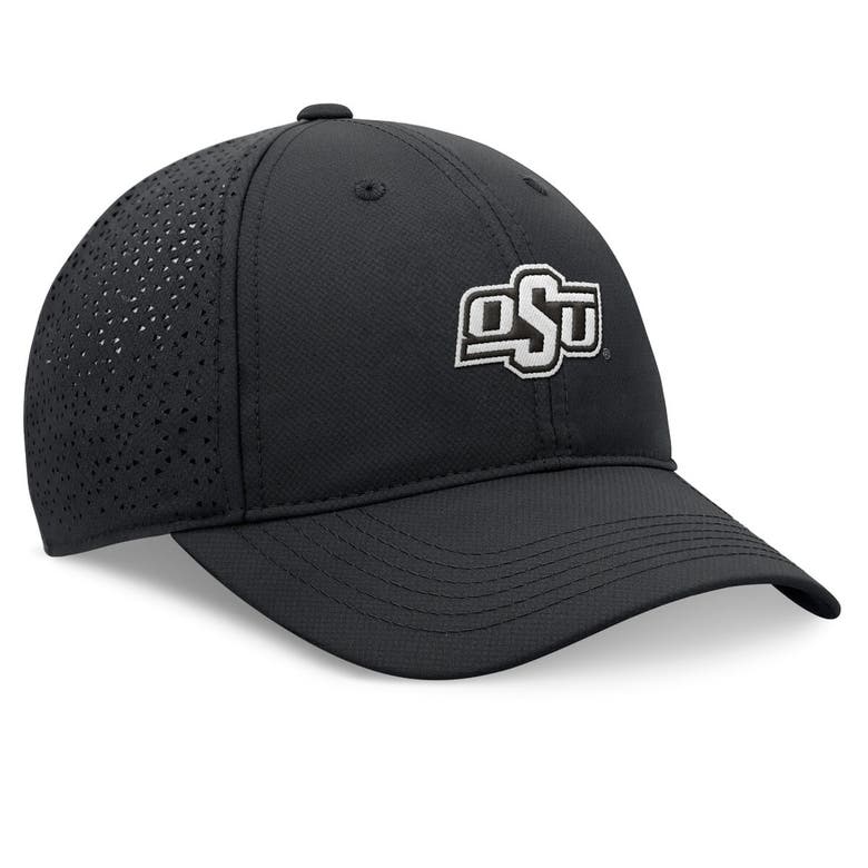 Shop Top Of The World Black Oklahoma State Cowboys Liquesce Trucker Adjustable Hat