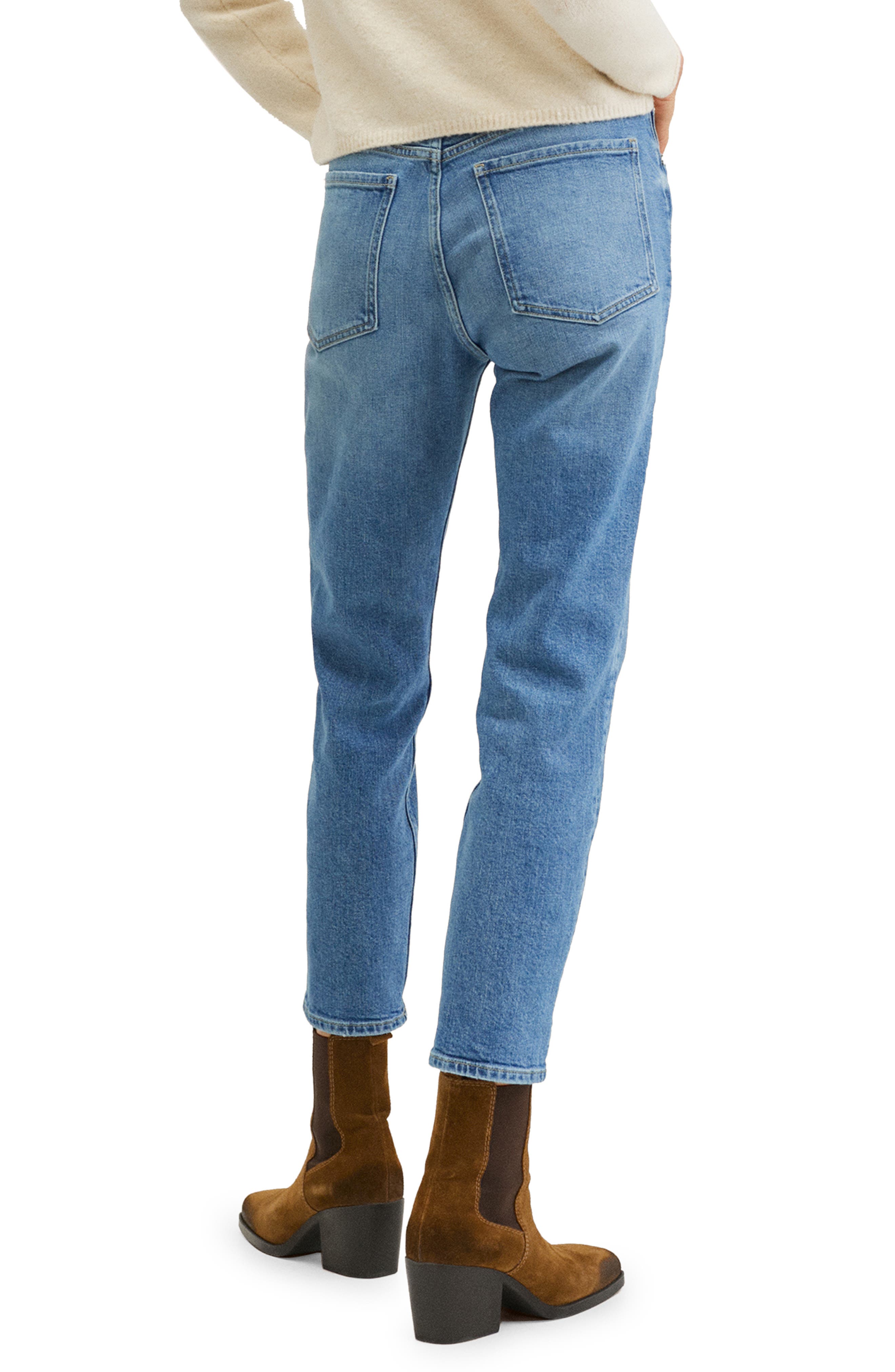 MANGO Women's Slim Fit Crop Jeans | Nordstrom