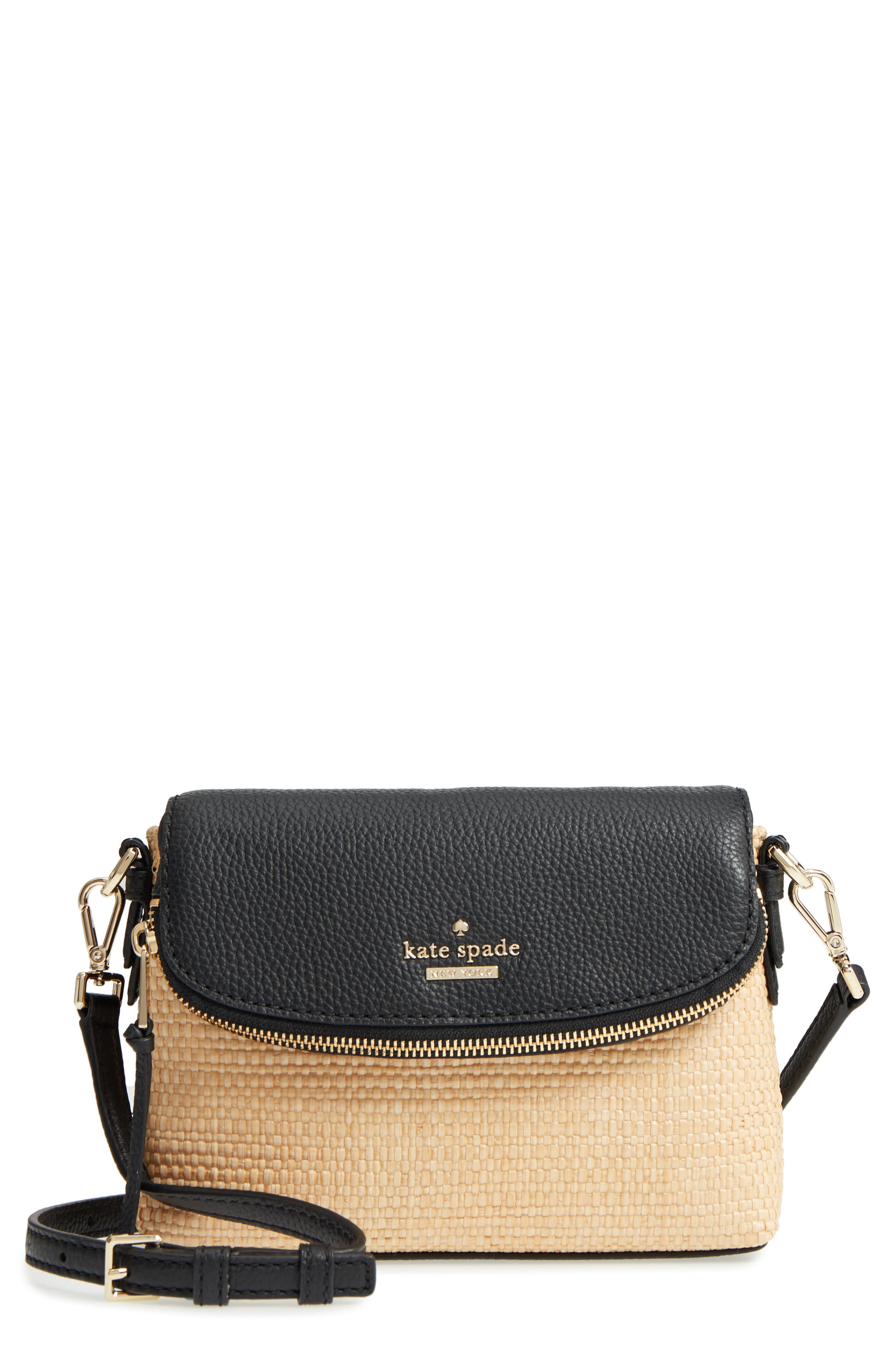 kate spade woven handbag