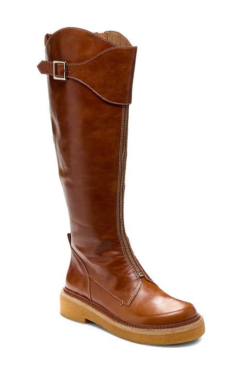 Kelsi Dagger Brooklyn Cape Knee High Riding Boot in Caramel 