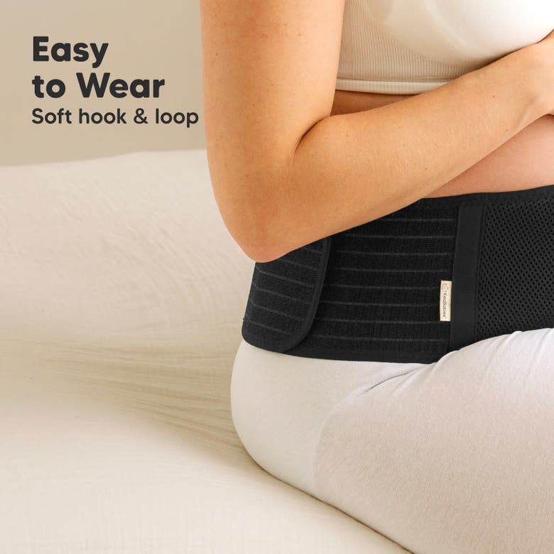 Keababies Ease Maternity Support Belt In Midnight Black