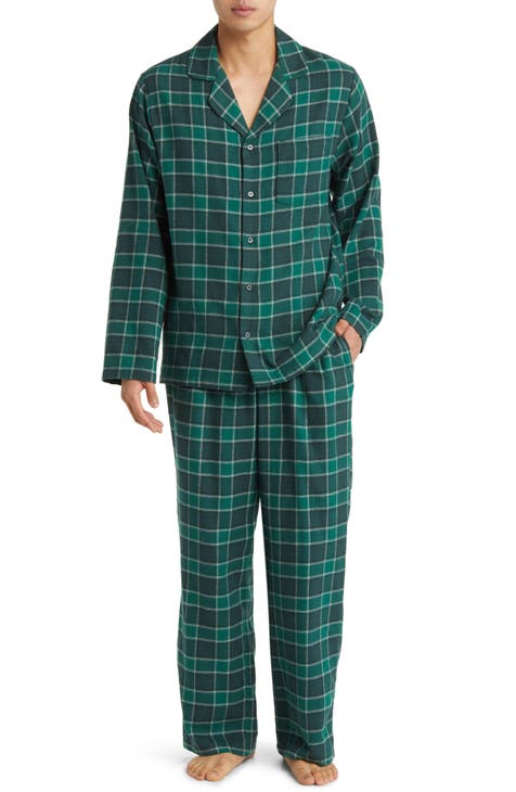 Flannel Pajamas Sleepwear Homewear