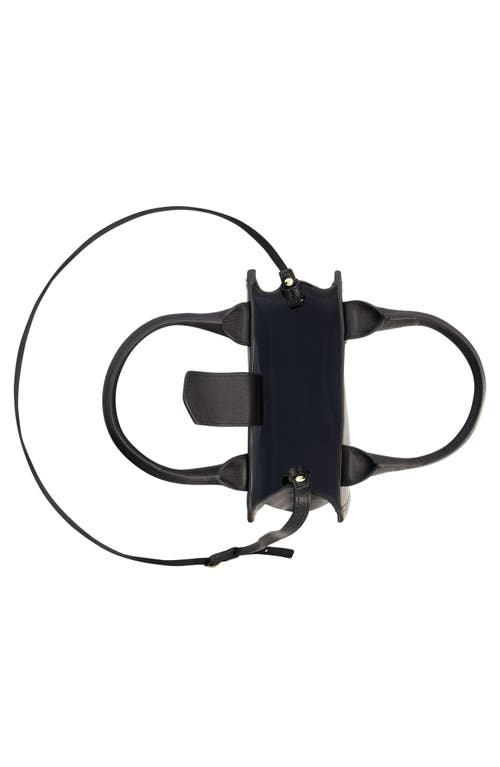 Uspa Accessories Leather Top Handle Bag In Black