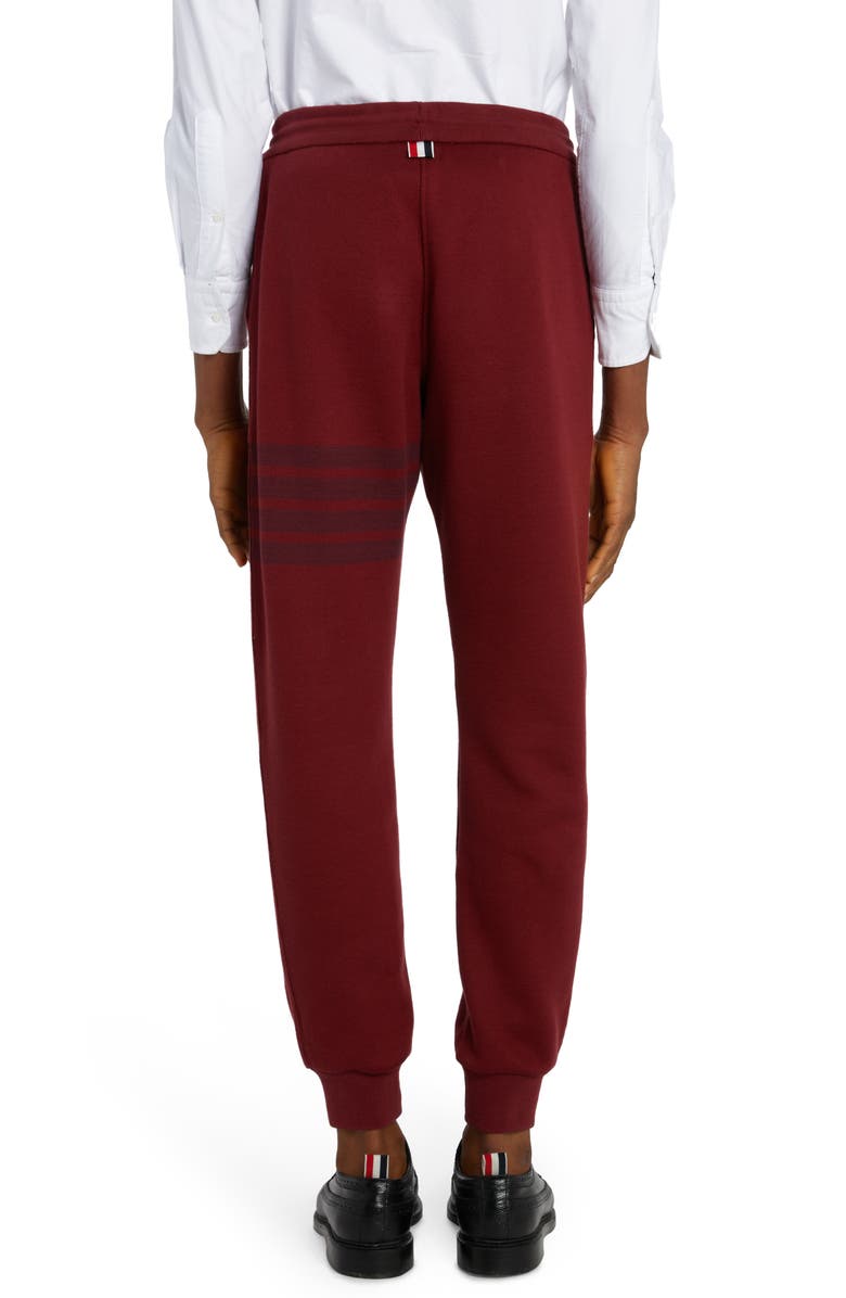 Thom Browne 4-Bar Double Face Cotton Joggers | Nordstrom