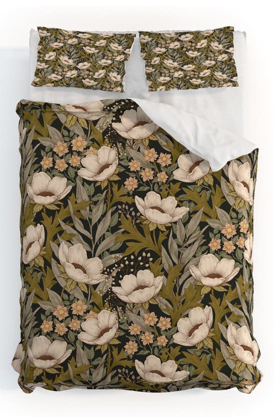 Shop Deny Designs Floral Meadow Spring Green Duvet Cover & Shams Set
