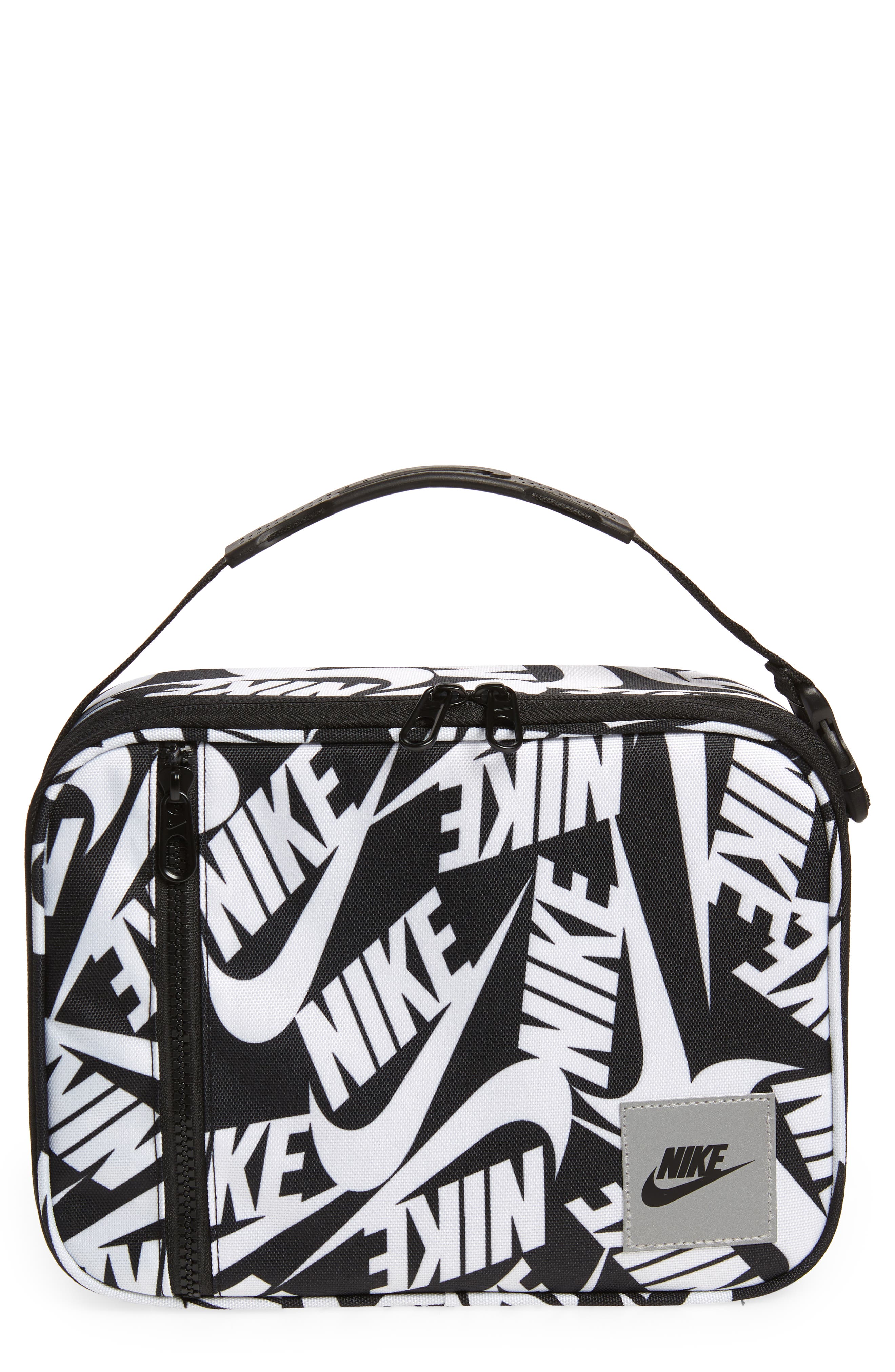 nike lunch box black and white