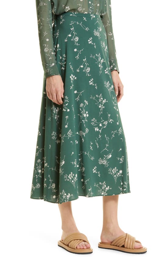 SAMSOE & SAMSOE ANDINA FLORAL MIDI SKIRT
