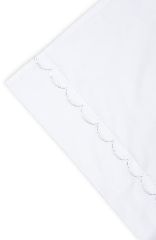 MELANGE HOME MELANGE HOME SCALLOPED EDGE EMBROIDERED 600 THREAD COUNT PILLOWCASES 