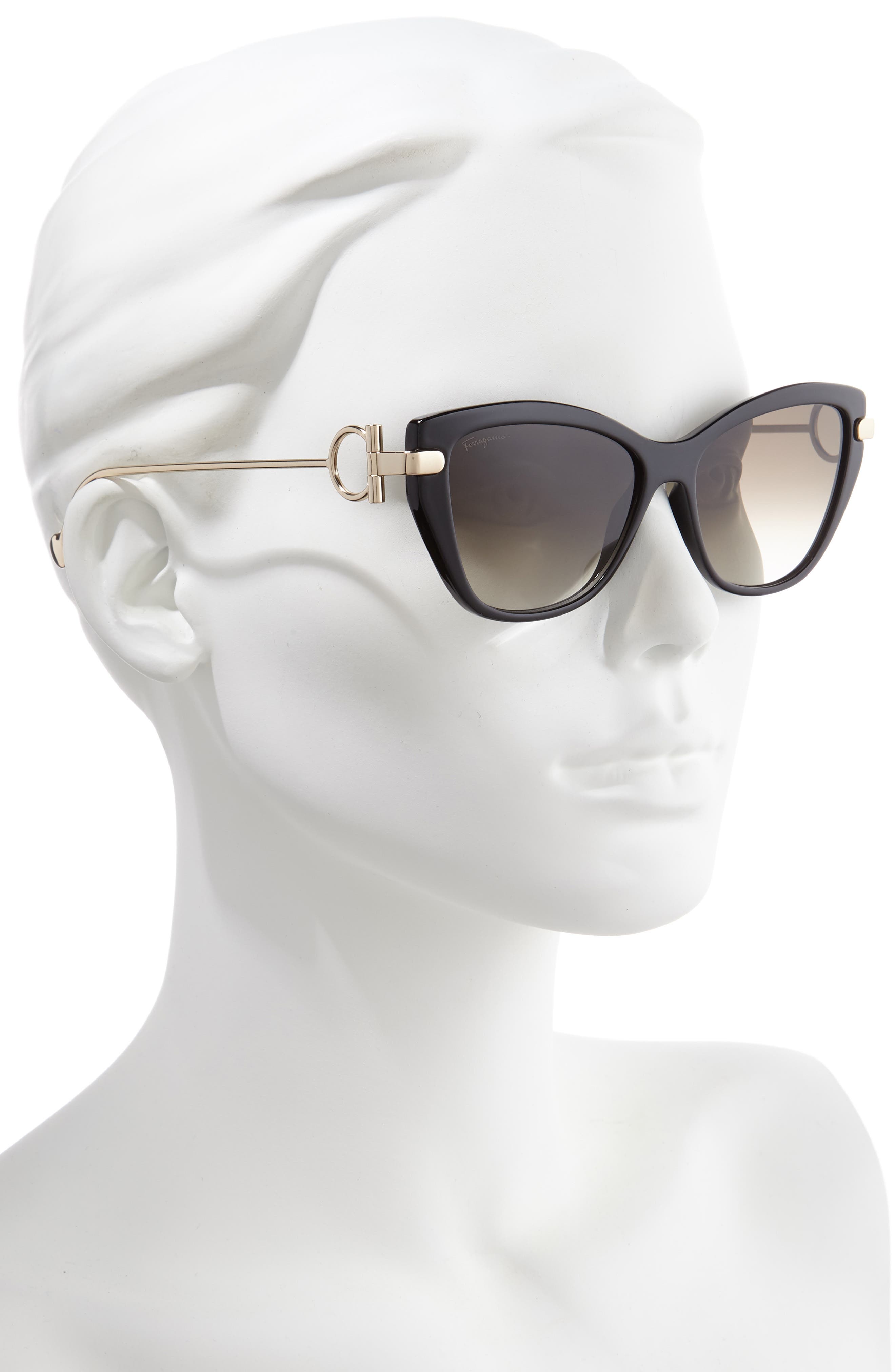 salvatore ferragamo 55mm fashion sunglasses