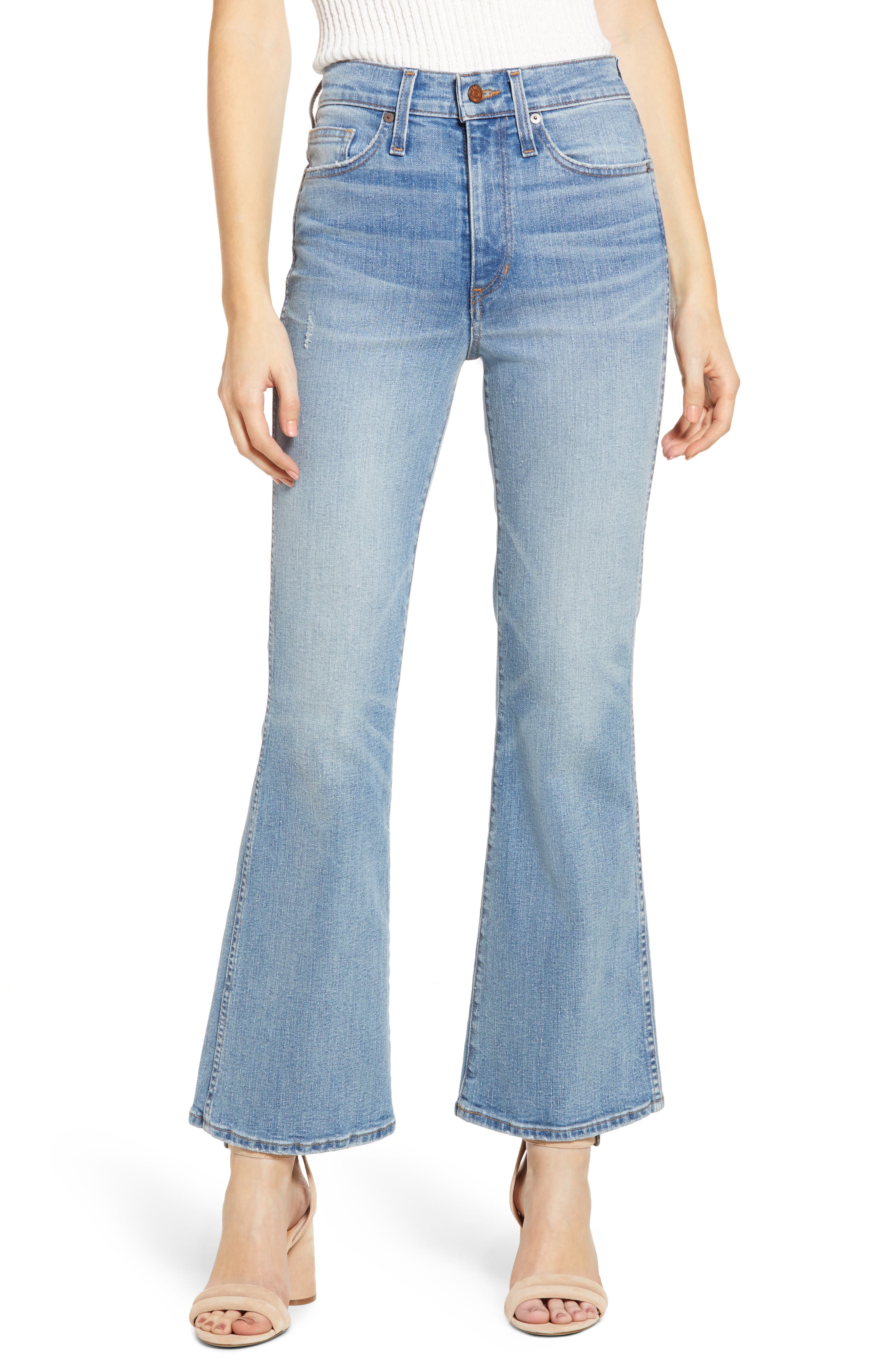 retro flared jeans