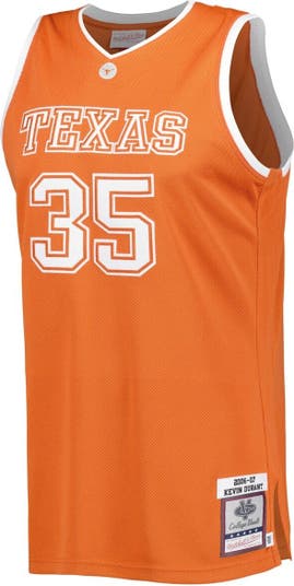 Men's Mitchell & Ness Kevin Durant White Texas Longhorns Authentic 2006  Jersey