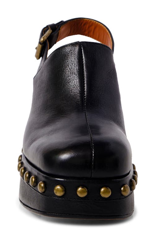 Shop Free People Autumn Studded Slingback Platform Clog In Black