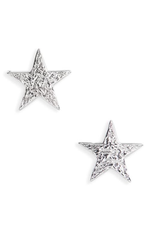 gorjana Star Stud Earrings in Silver