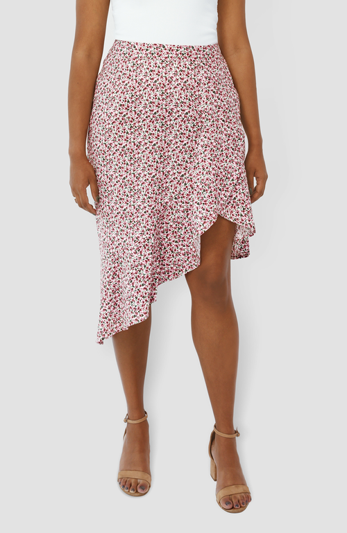 Aam The Label The Cascade  Skirt For Full Hips And Thighs In Pink
