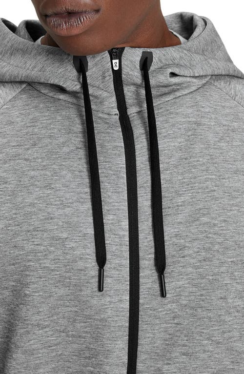 On Full Zip Hoodie In Grey