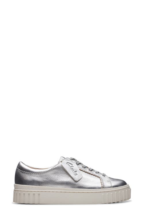 Clarksr Clarks(r) Mayhill Walk Sneaker In Silver Metallic