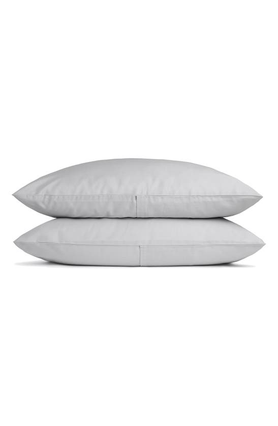 Shop Parachute Set Of 2 Sateen Pillowcases In Light Grey