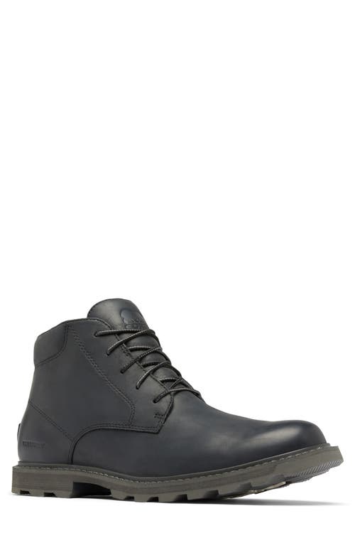 Shop Sorel Madson Ii Waterproof Chukka Boot In Black/jet