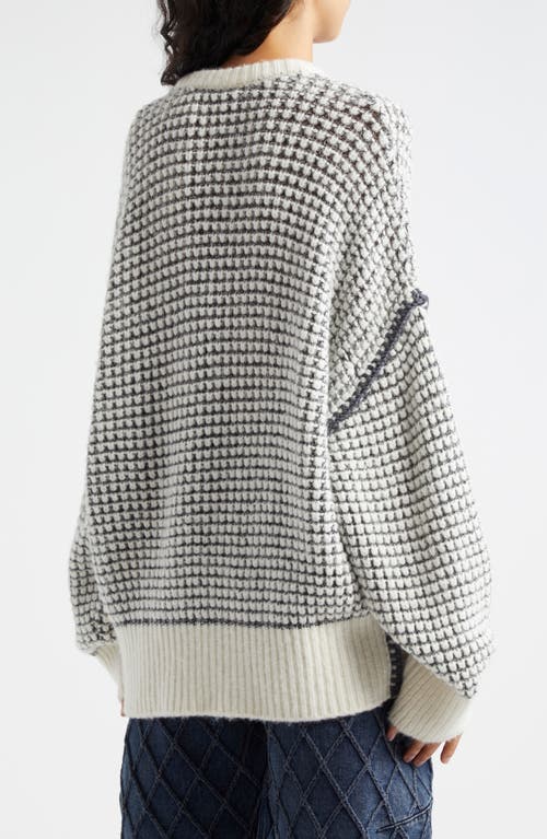 Shop Rag & Bone Katie Oversize Sweater In Ivorymult