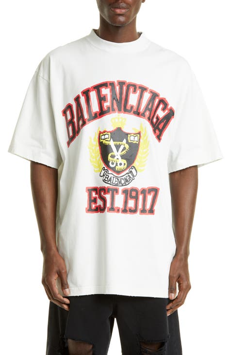 Buy Balenciaga Crystal-embellished Cotton-jersey T-shirt - Black At 30% Off