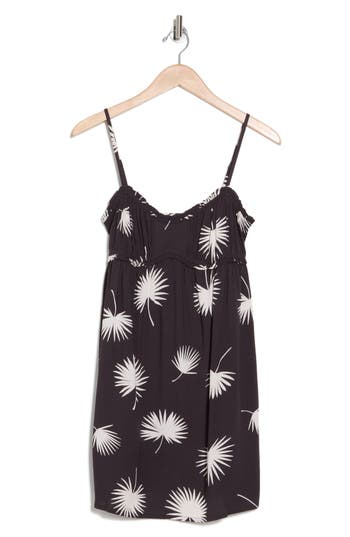 Shop Volcom Palm Things Sleeveless Dress In Black White