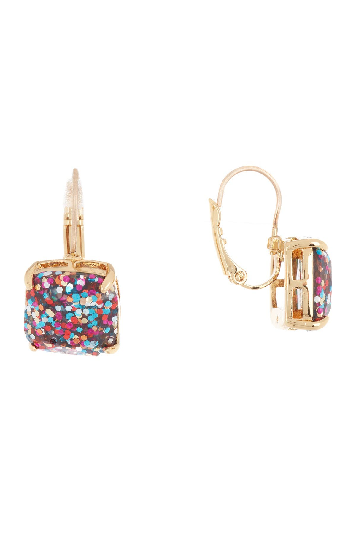 kate spade glitter drop earrings