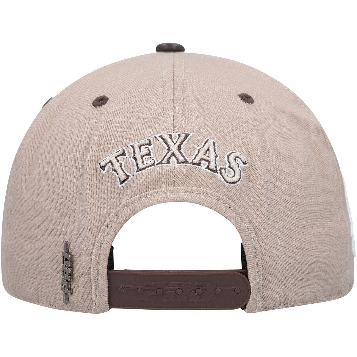 Texas Rangers Pro Standard Double City Pink Undervisor Snapback Hat - Royal