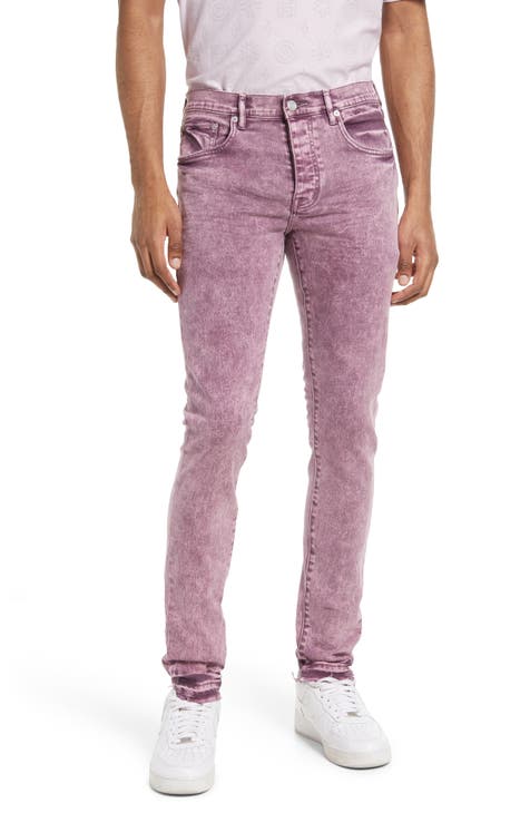 Streetwear Unisex Made Extreme Washed Purple Jeans