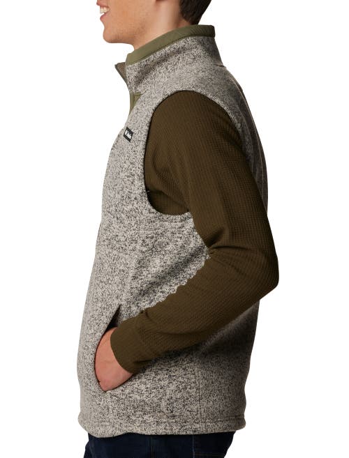 Shop Columbia Sweater Weather Vest In Dark Stone Hthr