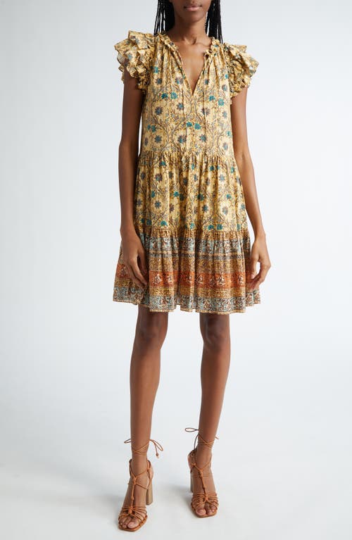 Ulla Johnson Coletta Print Shift Dress Daylily at Nordstrom,