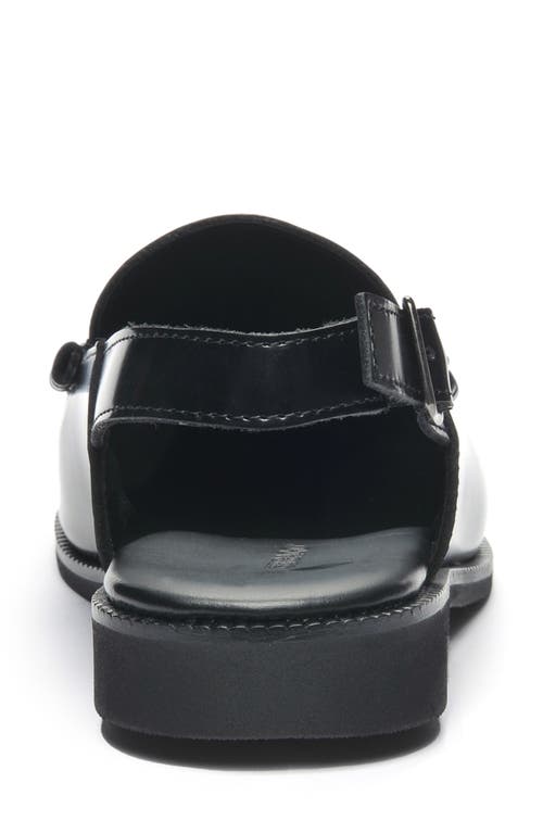 Shop Sebago Dan Polaris Slingback Loafer In Black