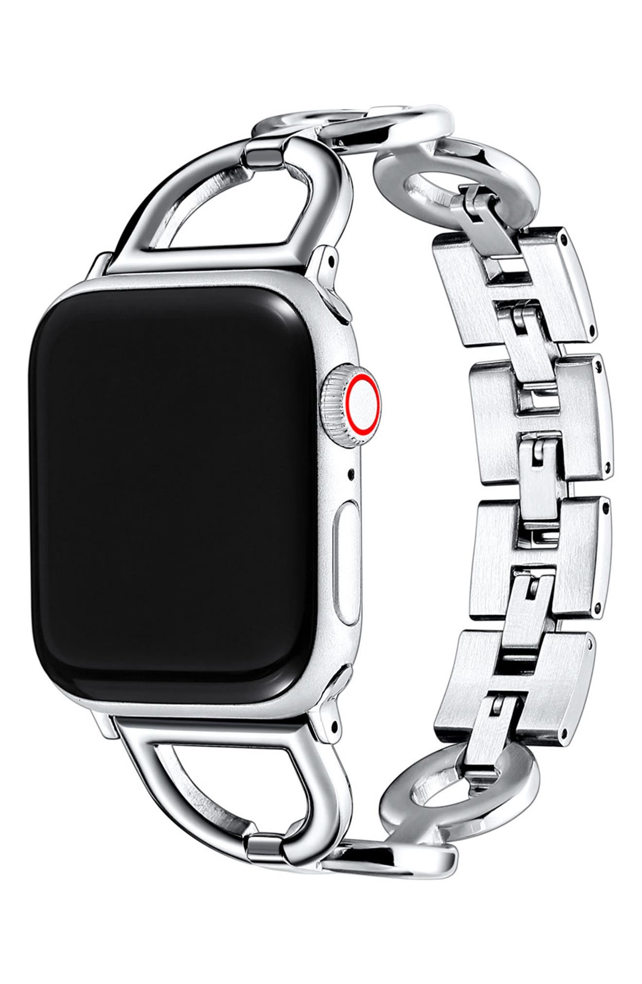 The Posh Tech POSH TECH Coco Stainless Steel Apple Watch SE \u0026 Series  7/6/5/4/3/2/1 Band | Nordstrom