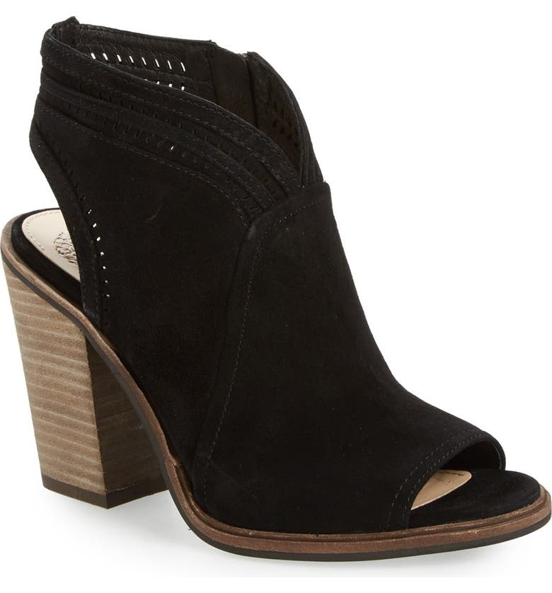 Vince Camuto 'Koral' Perforated Open Toe Bootie (Women) (Nordstrom ...