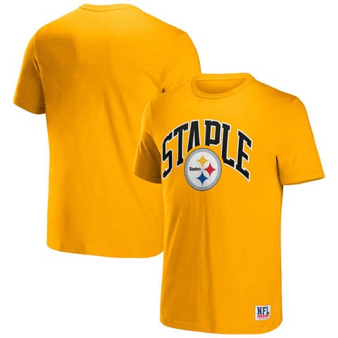 Men's Nike Gold Pittsburgh Steelers Legend Logo Performance T-Shirt Size: Medium