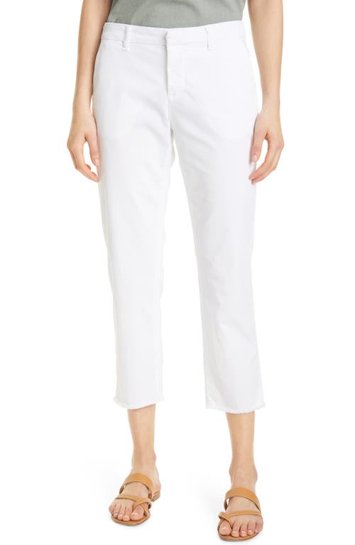Frank & Eileen Wicklow Stretch Cotton Chino Pants in White